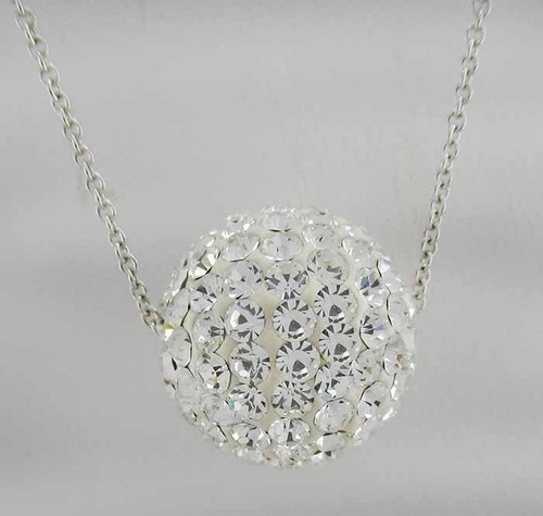 Ciondolo sfera swarovski - ciondolo,