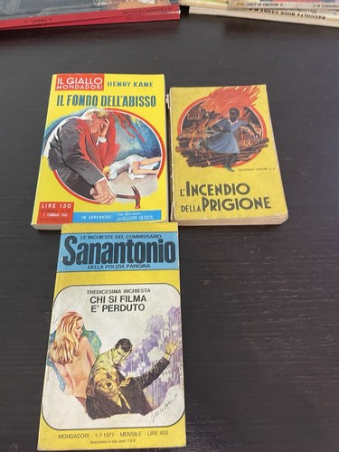 Lotto libri vintage gialli - vintage,