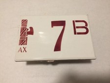 Raro Numero Civico "7b" Epoca