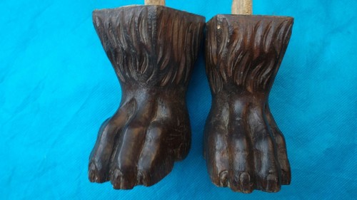 Antica coppia zampe leone - ,