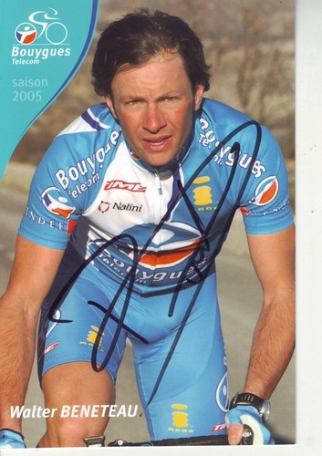 Cyclisme carte cycliste walter - carte,