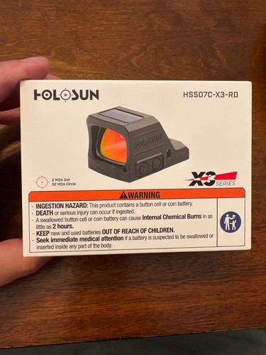 Holosun hs507c scatola - rd,