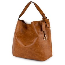 Borsa donna color cuoio grande