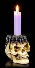 Portacandela - Teschio Con