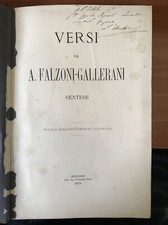 Versi di A. Falzoni-Gallerani