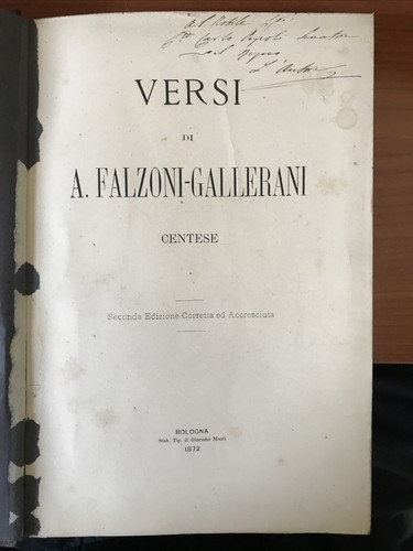 Versi falzoni gallerani - versi, di