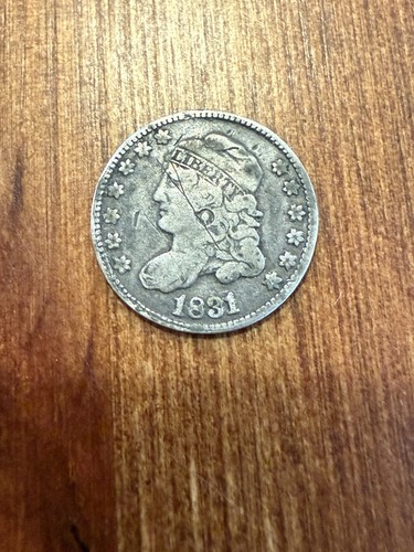 1831 capped bust half - capped, dime