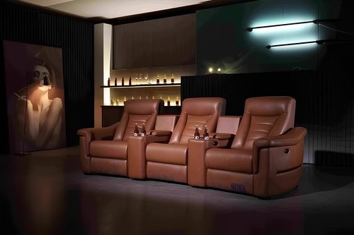 Poltrona cinema con braccioli