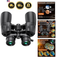 Binocolo zoom 10-30x50 adulti impermeabile bird watching caccia concerti