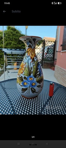 Vaso deruta dipinto mano - vaso, a