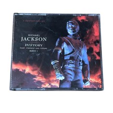Michael Jackson CD HIStory Past Present Future Book I 1995 2 Disc Set Pop Album