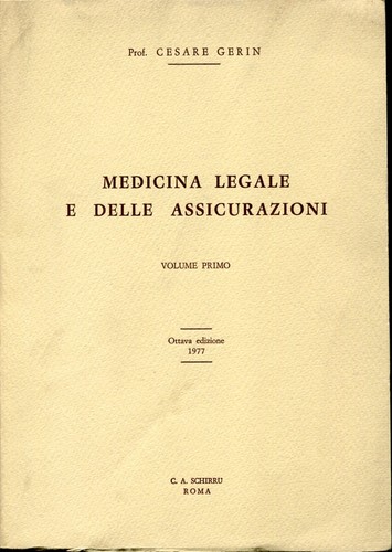 Medicina legale delle - e,