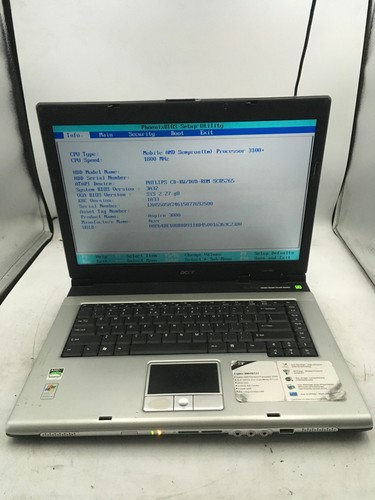 Acer aspire 3000 zl5 boot - boot, to