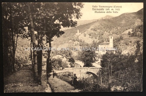 Cartolina vernante valle - cartolina,