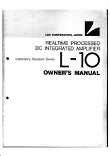 Manuale dell utente per - dell'utente, luxman