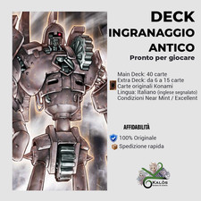 Yugioh mazzo deck - yugioh!, ingranaggio