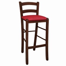 Sgabello legno noce scuro h - legno,