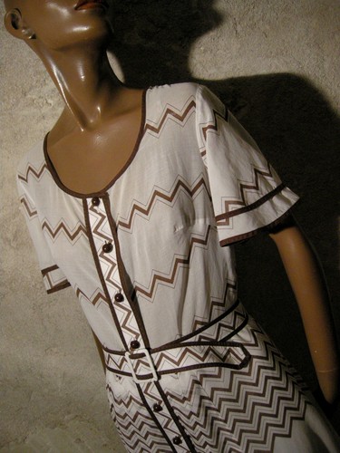 Vintage chic vestito 1970 - vintage,