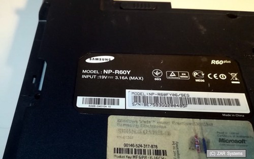 Ricambio per samsung r60 aura - per,