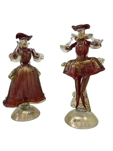 Coppia goldoniana figure - goldoniana, dama