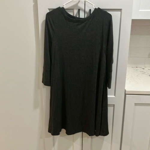 Abito midi donna grigio scuro