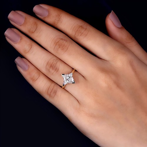 Fede nuziale diamante - fede,