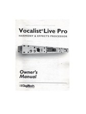 Digitech vocalist live pro - vocalist,