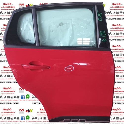 Portiera posteriore destra - portiera, dx
