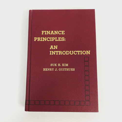 Finance principles - principles, an