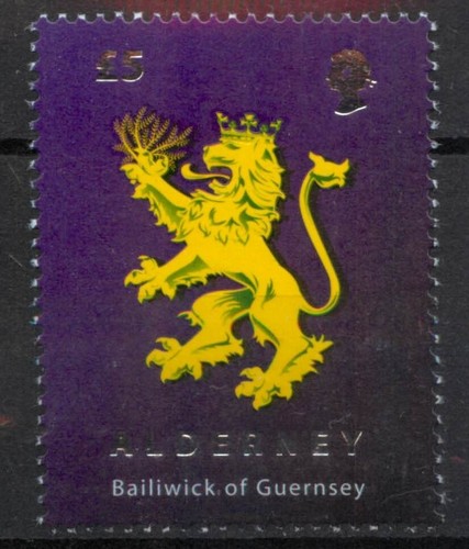 Francobollo alderney 2008 lion - 2008,