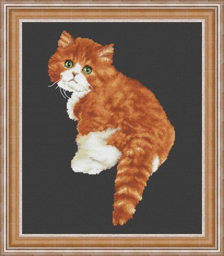 Kit punto croce gatto - , carino
