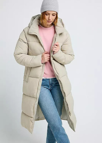 Cappotto imbottito beige