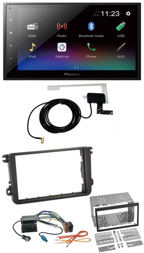 Pioneer dab mp3 - bluetooth, 2din