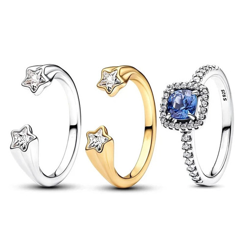 Anello aperto stella - , cadente