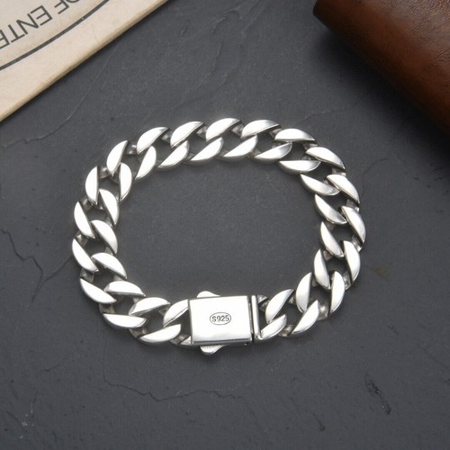 Bracciale maglia catena cubana