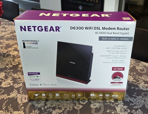 Netgear d6300 modem router - netgear, d6300-modem