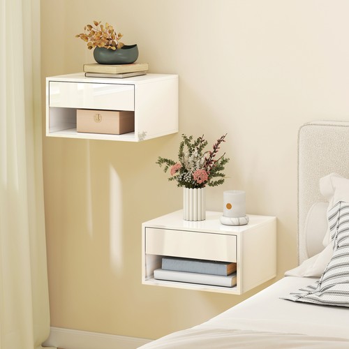 Homcom set comodini - set,