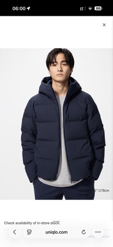 Uniqlo giubbotto uomo navy - uniqlo,