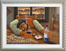 Antonio capuzzo 50x70 olio - 50x70, su