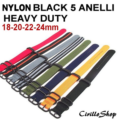 Cinturino orologio nylon - nylon, 5