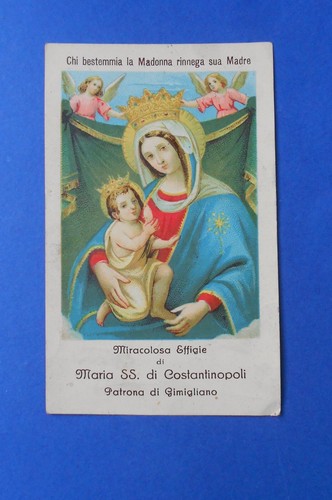 Santino holycard maria - holycard,
