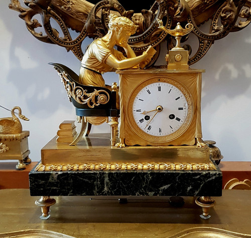 Orologio camino impero - da,