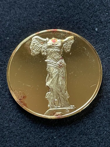 Medaglia argento placcato - , oro