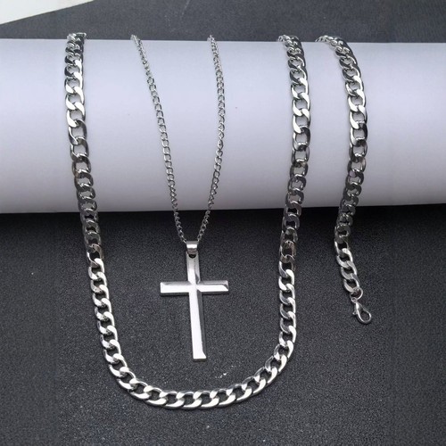 Set collana croce lega - set,