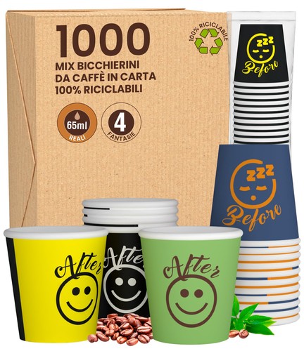 1000 bicchierini carta per - in,