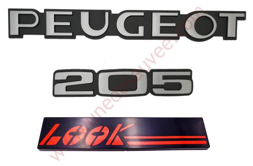 Logo peugeot 205 - 205, rosso