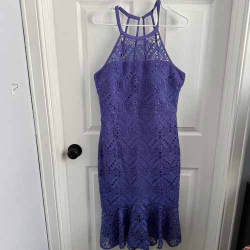 Abito guess viola pizzo - abito,