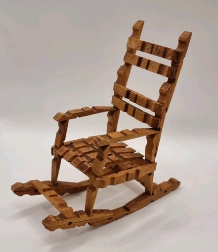 Vintage legno mollette bambole