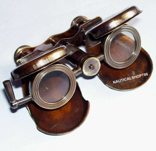 Antico telescopio binocolo - antico,