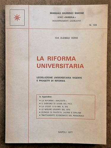 Ida alessio vernì riforma - alessio, la